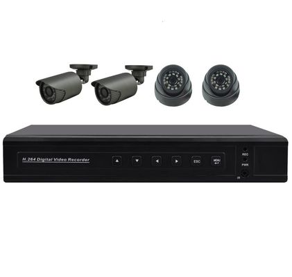 4 εξάρτηση καναλιών P2P AHD DVR, εξάρτηση HD 720P 4CH AHD, σύστημα ασφαλείας καμερών CCTV AHD