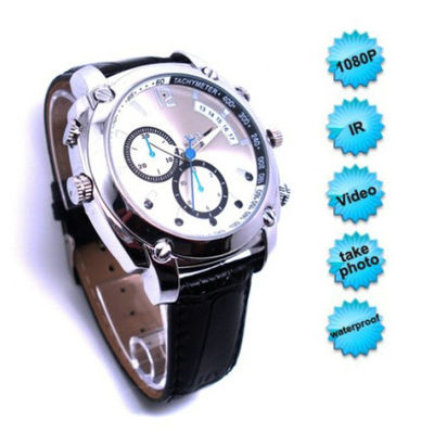 8GB HD 1080P Waterproof Spy Watch Camera Mini Digital Video Recorder W/ Night Vision