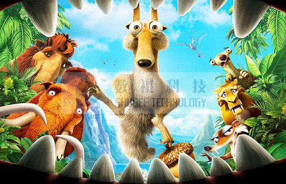 Film virtuel de cinéma de la simulation 4D