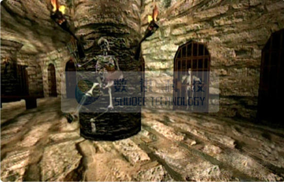 Film virtuel de cinéma de la simulation 4D