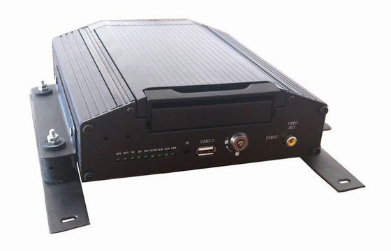 Gravador de vídeo 4Ch D1 completo HDD de Digitas & de cartão do SD apoio móvel GPS 3G/WIFI do carro DVR