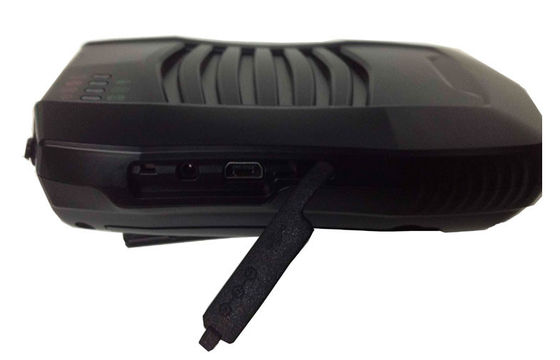 Transmissão sem fio audio do gravador de vídeo PDVR 3G da polícia G.726, vista viva