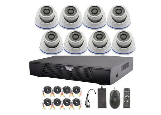 1.3 Megapixel 1080P AHD Dome Surveillance Security Camera System 8 Channel