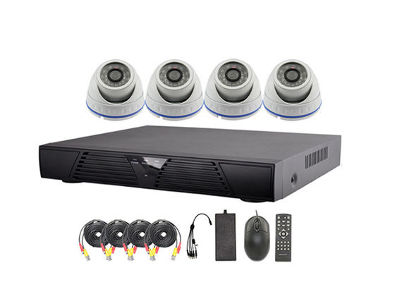 Sistemas interiores de la cámara de seguridad del CCTV del canal DVR de la bóveda 4 con el sistema interno de la sincronización