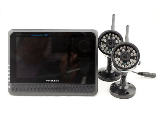 Sistema de segurança alto 7" da definição DVR polegada, sistema de segurança home da visão nocturna DVR