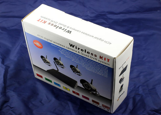 Sistema de segurança home da câmera DVR da imagem 2.4G 4 do quadrilátero com visão nocturna 10m
