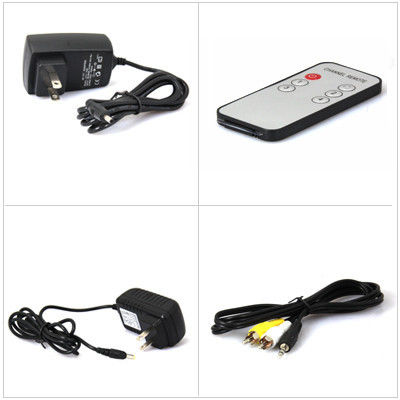 Sistemas sem fio duráveis 2.4GHz da câmera de segurança interna com C.C. 5V/1A da exposição de diodo emissor de luz