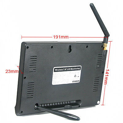 Compact design TV output wireless camera security systems , LED indicator